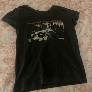 Brandy Melville Black Graphic Tee